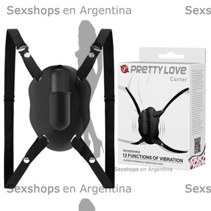 Vibrador vaginal con agarre para piernas